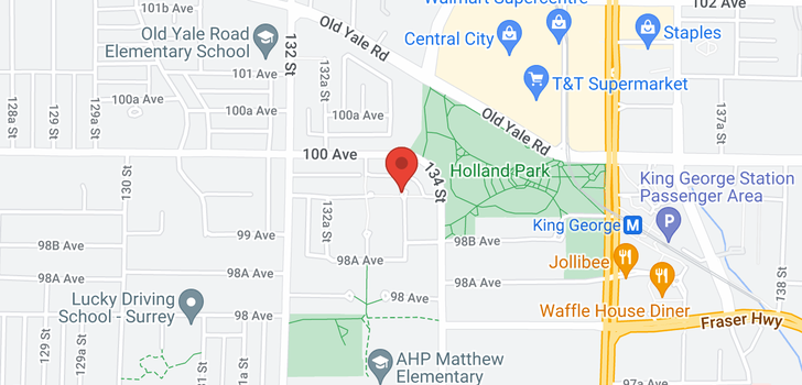 map of 9947 133A STREET